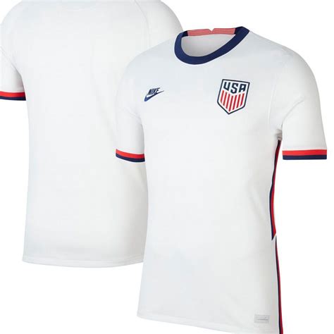 Nike White Usmnt 2020 Home Stadium Breathe Replica Jersey 